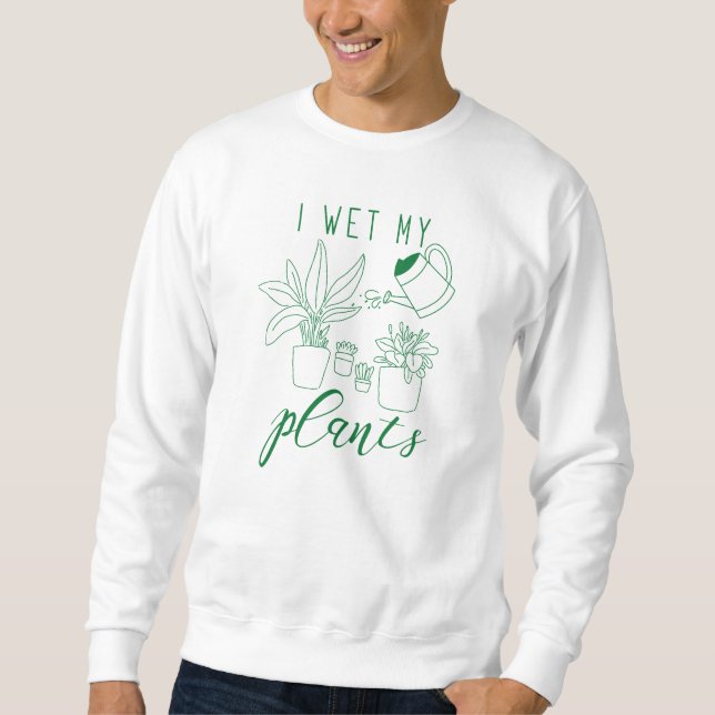 Sudadera Riego mis plantas (Anverso)