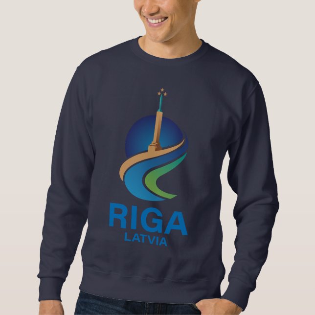 Sudadera Riga Latvia (Anverso)