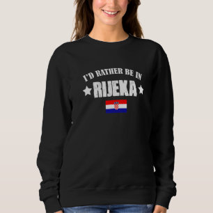 Sudadera Rijeka Croacia Idea de Bandera Croacia Croacia
