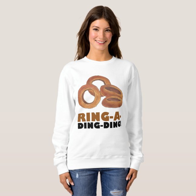 Sudadera Ring-a-Ding-Ding Bride Engagement Bachelorette (Anverso completo)