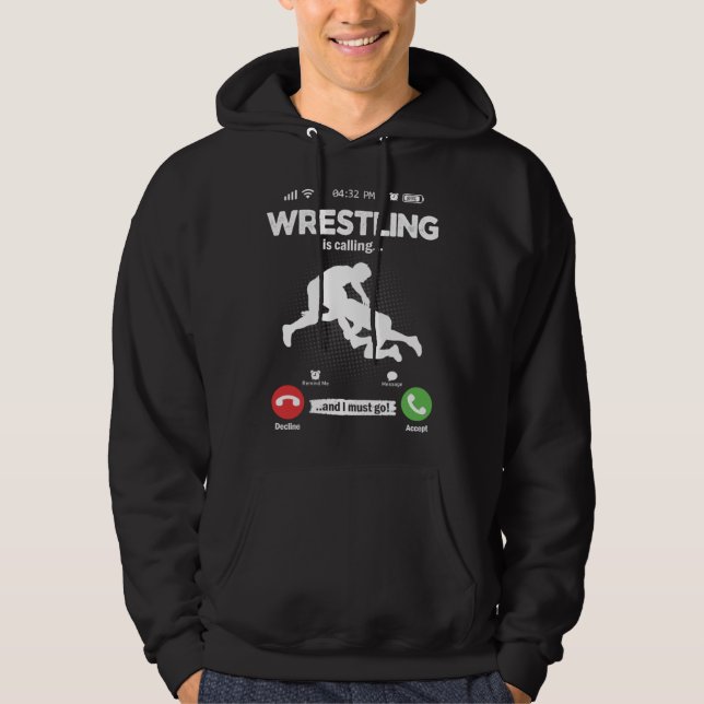 Sudadera Ring Is Calling I Must Go Wrestling Ring Battle Ho (Anverso)