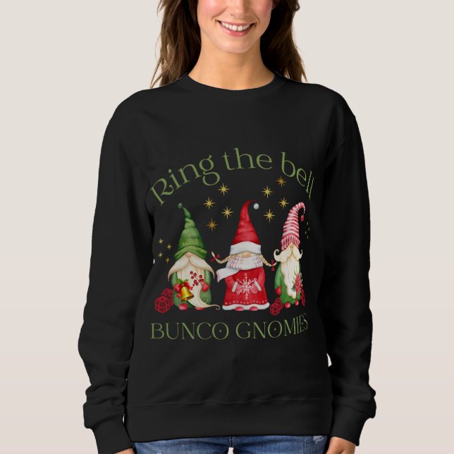 Sudadera Ring the Bell Bunco Gnomies Navidades Bunco Gnomes (Anverso)