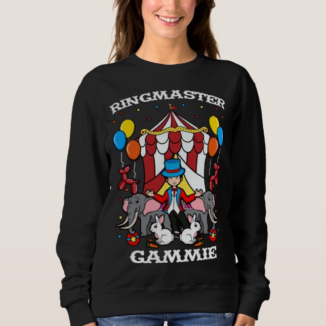 Sudadera Ringmaster Gammie Circus Event Staff Ringleader Gr (Anverso)
