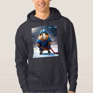 Sudadera "Rink Rookie: El cerdo guineano de hockey sobre hi