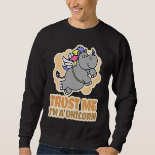 Sudadera Rinoceronte & Confía en mí soy un Unicornio