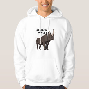 Sudadera Rinoceronte negro con orgullo