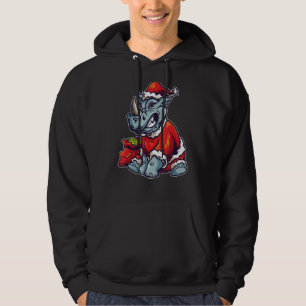 Sudadera Rinocerontes Navidades rinocerontes con deco de di