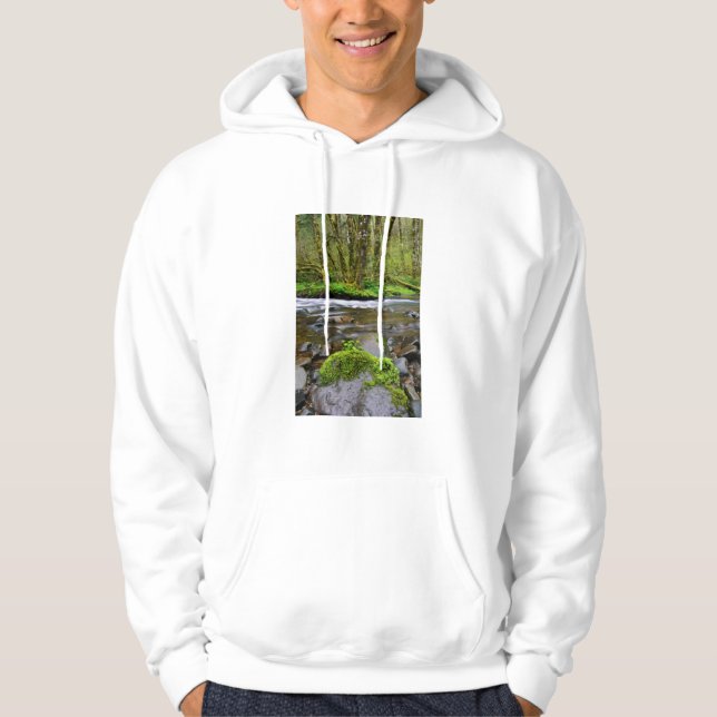 Sudadera Río en bosque verde, Oregón (Anverso)