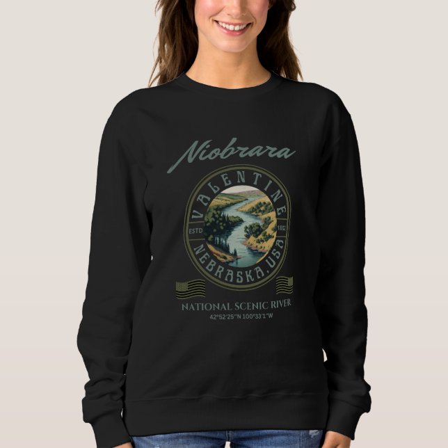 Sudadera Río Niobrara, Valentine, NE (Anverso)