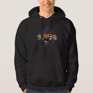 Sudadera Rip Revela Ciudadano Estadounidense Orgulloso Ari