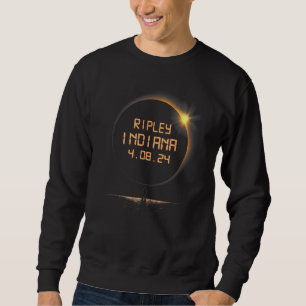Sudadera Ripley Indiana IN Eclipse Solar Total 8 de abril d