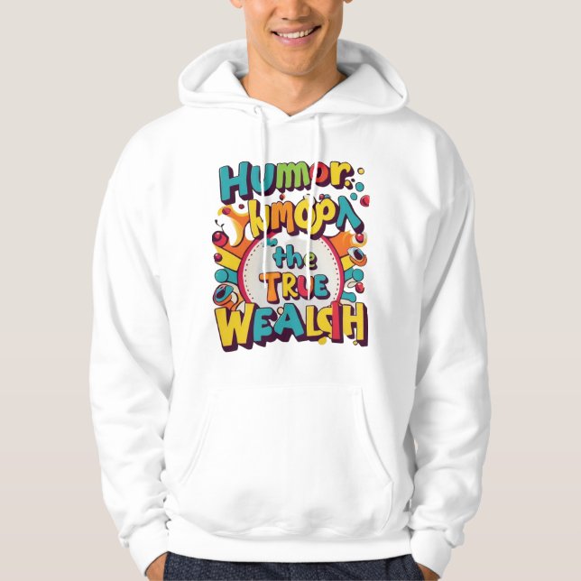 Sudadera "Riqueza del humor" (Anverso)