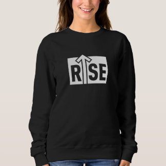 Sudadera Rise Typographic Uplifting Clean Black T-Shirt