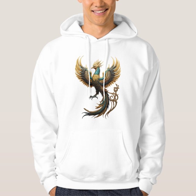 Sudadera Rising Legacy: Phoenix & Hieroglyphs (Anverso)