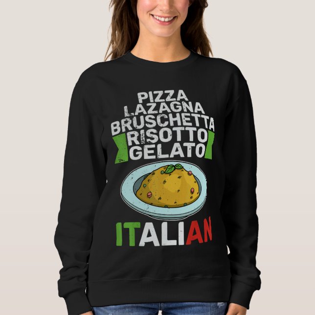 Sudadera Risotto Italy Cuisine Holidays 1 (Anverso)
