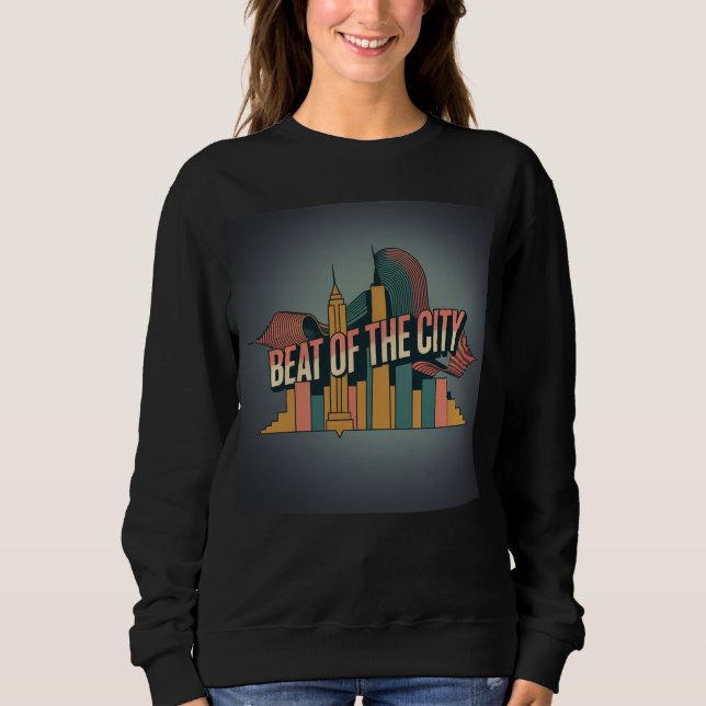 Sudadera Ritmo de la selva de concreto Nueva York (Anverso)