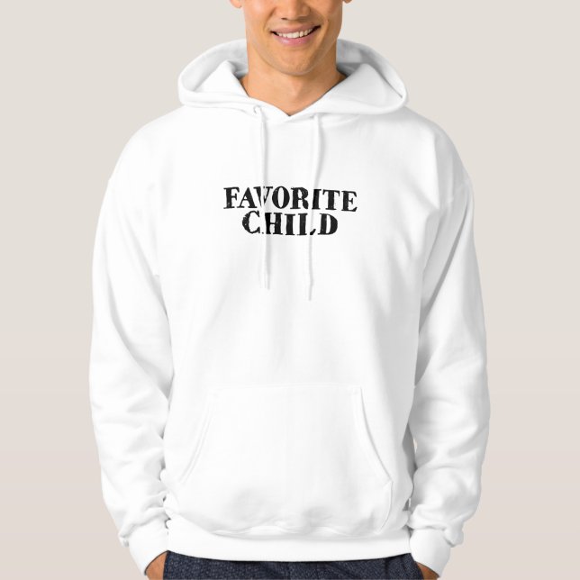 Sudadera Rivalidad entre hermanos divertida hijo número uno (Anverso)
