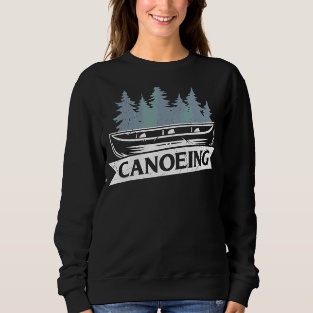 Sudadera River Canoeing Lake Canoe Trip (Anverso)