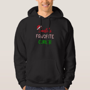 Sudadera Rizos Favoritos de Santa Divertida Navidad de Cu