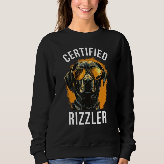 Sudadera Rizzler certificado, meme divertido, memes, W Rizz (Anverso)
