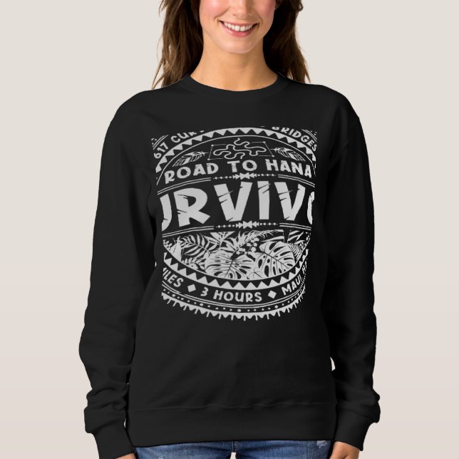 Sudadera RJC Road to Hana Survivor Maui Hawaii Trip Adventu (Anverso)