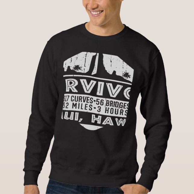 Sudadera RJC Road to Hana Survivor Maui Hawaii Trip Adventu (Anverso)