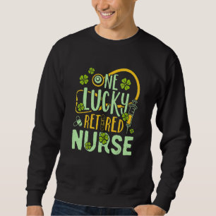 Sudadera Rn Médica Lucky Leaf Irlanda St Patrick Ret