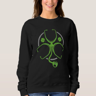 Sudadera Rn Médica Nurse Lucky Leaf Ireland Irish St Patri