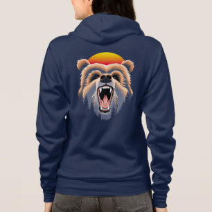 Sudadera Roaring Grizzly Bear Face