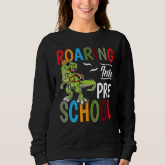 Sudadera Roaring Into Preschool Dinosaur Back To School