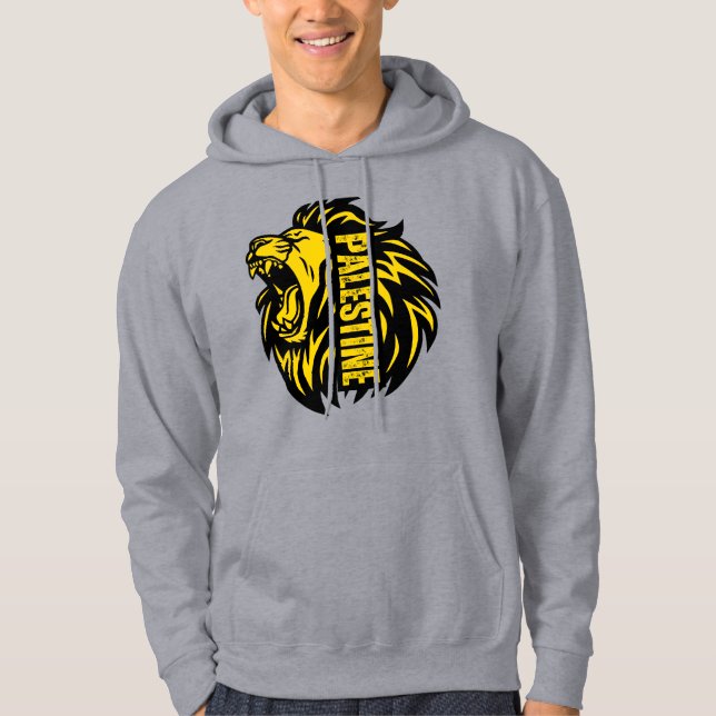 Sudadera Roaring Lion Palestine Hoodie - Fuerza (Anverso)