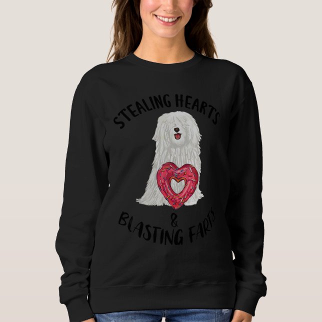 Sudadera Robando Corazones Explosión de Pedos Pulik Día de  (Anverso)