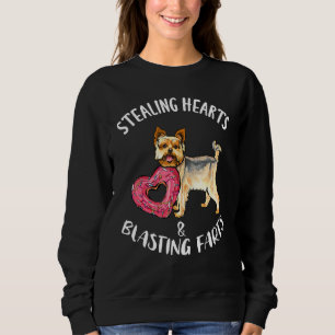Sudadera Robar corazones blastando Farts Yorkshire Terrier 