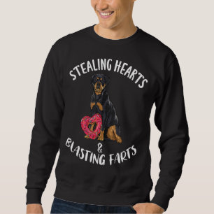 Sudadera Robar corazones Blasting Farts Rottweiler Valentin