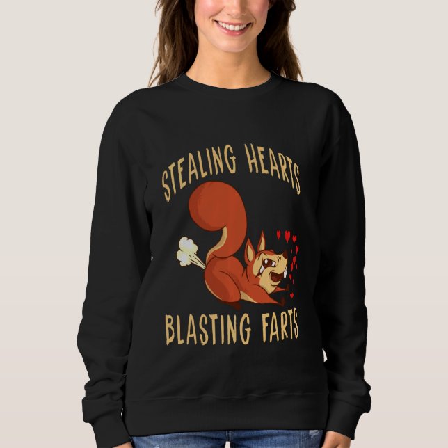 Sudadera Robar Corazones Y Destrozar Faros De Ardilla (Anverso)
