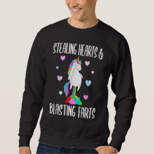 Sudadera Robar Corazones Y Destruir Faros Unicorn Valenti