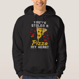 Sudadera Robaste una pizza de mi corazón San Valentín