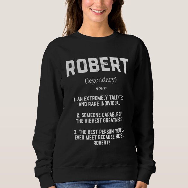 Sudadera Robert Definition Talentoso Gran Bob Cosplay Robe (Anverso)