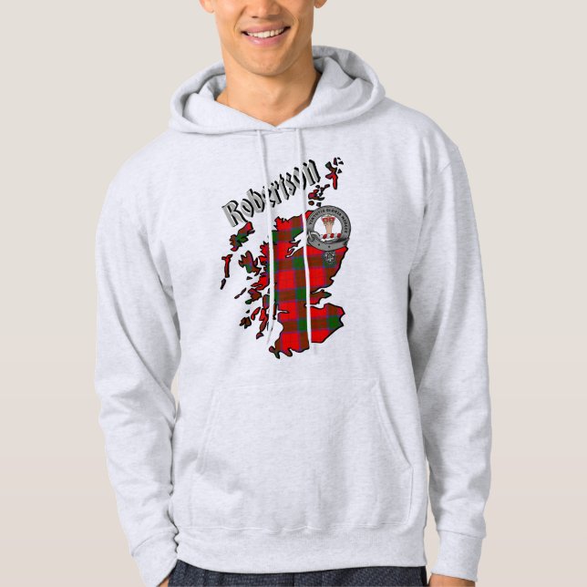 Sudadera Robertson Clan Badge Adult Hoodie (Anverso)