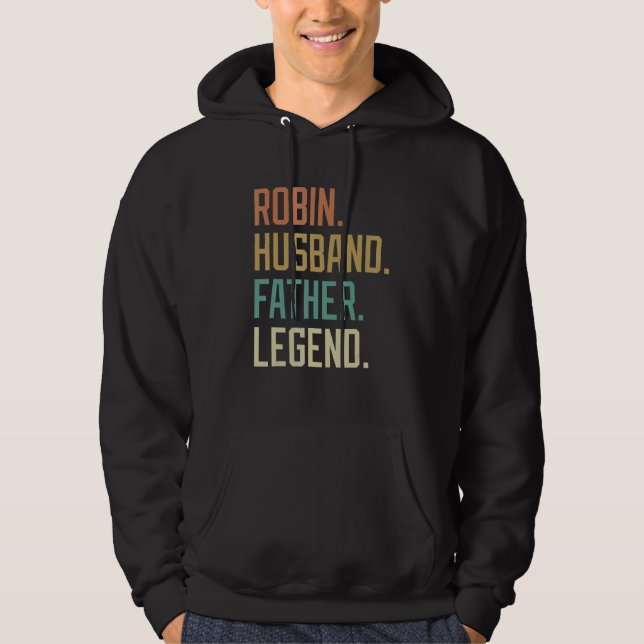 Sudadera Robin Husband Father Legend Father's Day Retro (Anverso)