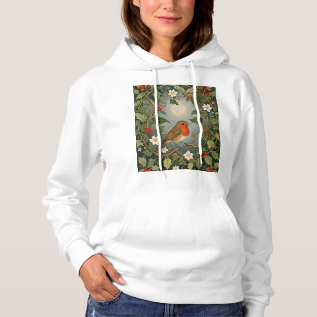 Sudadera Robin y Holly festivos (Anverso)