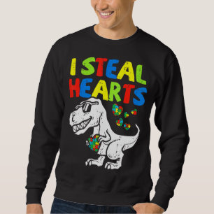 Sudadera Robo corazones rompe conciencia de autismo Rex Din