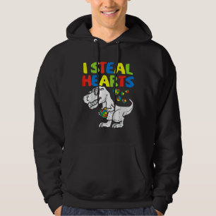 Sudadera Robo corazones rompe conciencia de autismo Rex Din