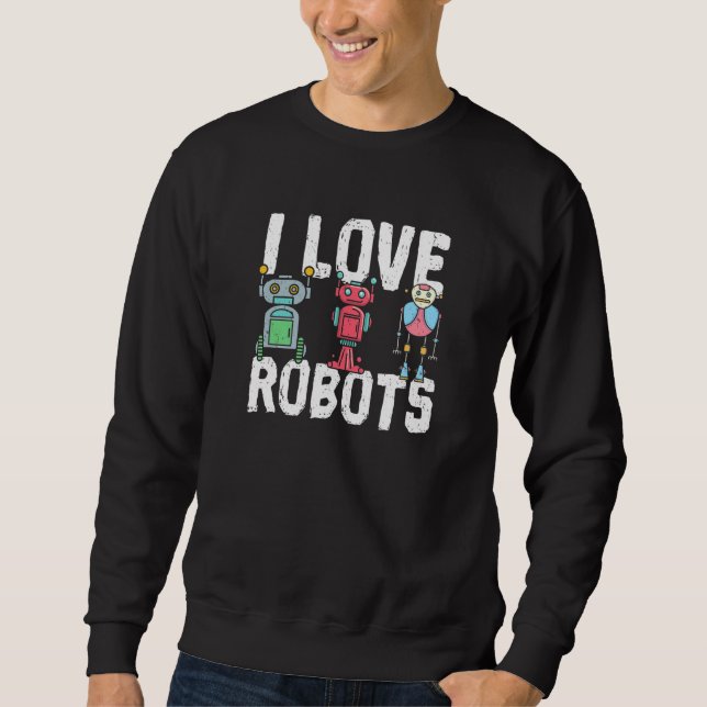 Sudadera Robo Kids Boys Technology Friend Robot 1 (Anverso)