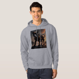 Sudadera Robot futurista Staffordshire Bull Terrier Hoodie