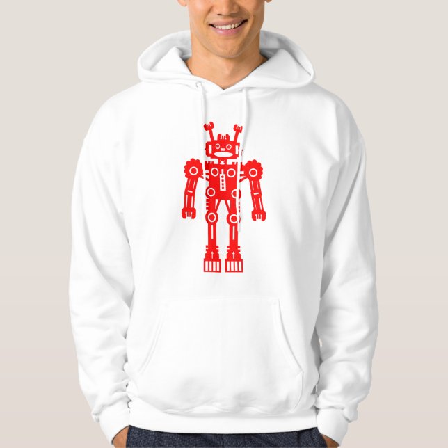 Sudadera Robot Mk I - (Rojo) - Personalizado (Anverso)