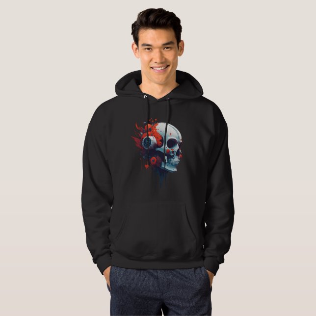 Sudadera Robot Skull (Anverso completo)