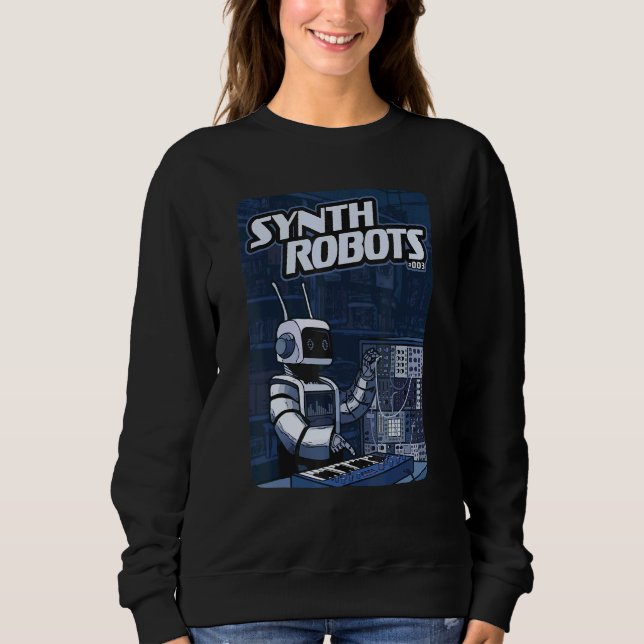 Sudadera Robot Synth para hombre para interprete de sinteti (Anverso)