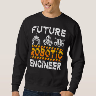 Sudadera Robótica Ingeniería Niños Hombres Mujeres Futuro R