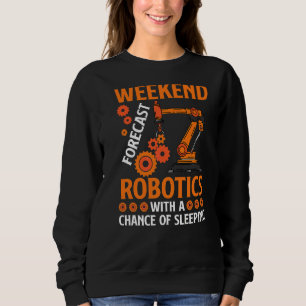 Sudadera Robótica Para Hombres Robots Ingeniero Robótico Fe